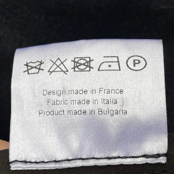 PRET POUR PARTIR WOOL WATERPROOF FABRIC MIX NYMPHEA COAT SIZE 38 /8 - Picture 13 of 13